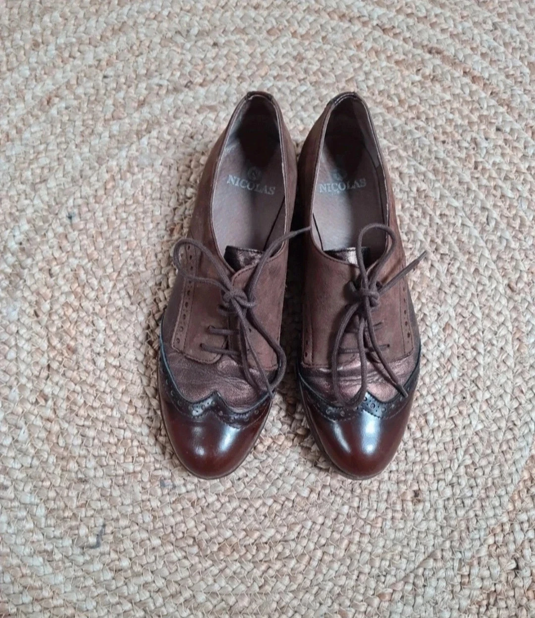Sapatos derby marrons 38 – photo 3